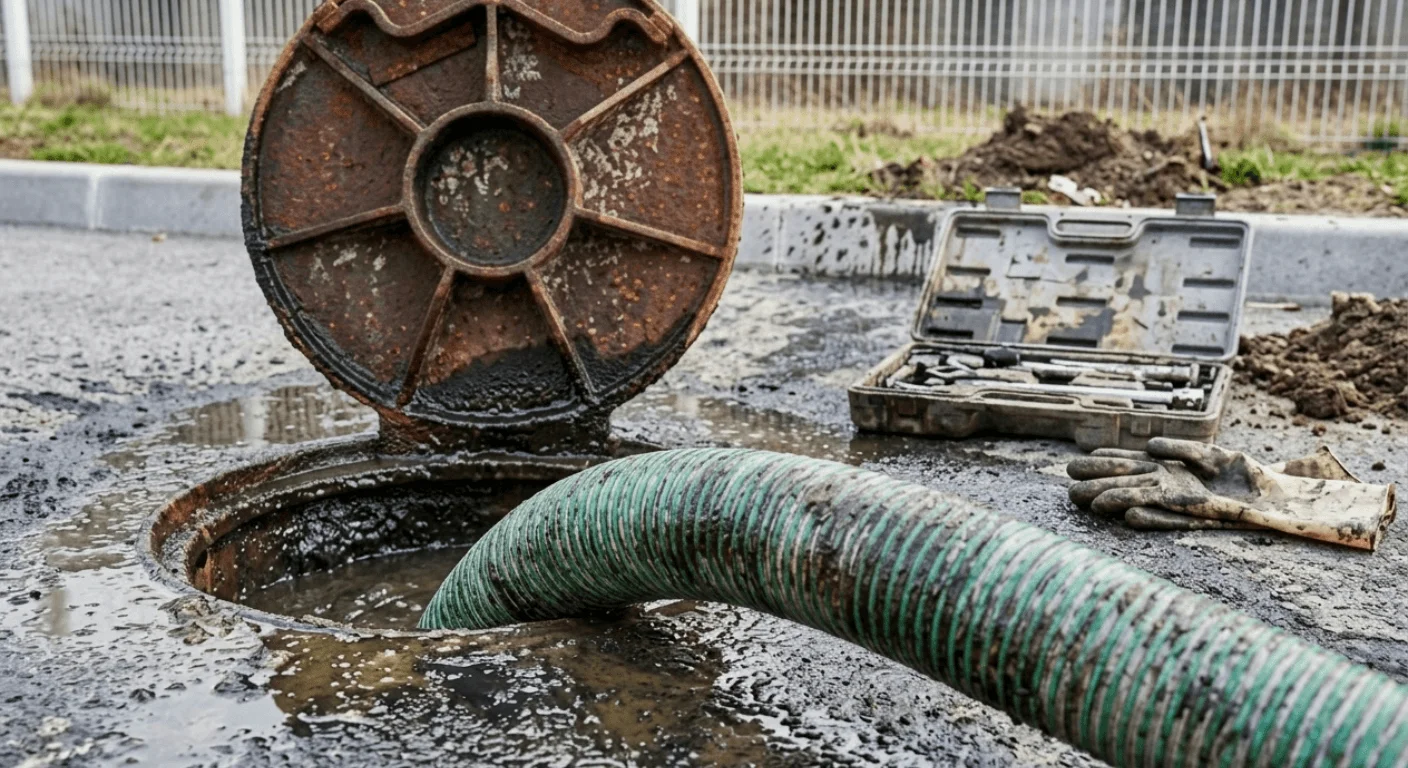 Sewage cleanup job in Katy, TX